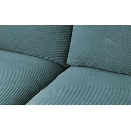 jette home Cordsofa Sila ¦ türkis/petrol ¦ Maße (cm): B: 230 H: 85 T: 127.0