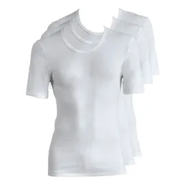 SCHÖLLER Merkur Doppelripp Jacke 1/2 Arm 3er Pack - 6 (L) | Weiss (SC-0060)