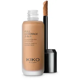 KIKO Milano Full Coverage 2 In 1 Foundation & Concealer Wb105, 2-In-1-Foundation Mit Concealer, Hohe Deckkraft