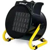 Dedra electric heater PTC 5.0kW round, Heizkörper, Schwarz