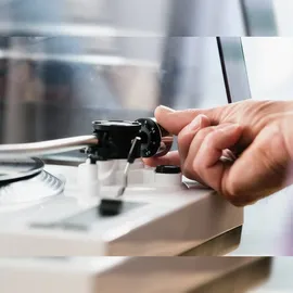 Lenco L-3810WH - Plattenspieler weiß.