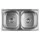 a&n&a aQualine Küchenspüle 81 x 46 cm Silber