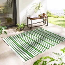 TaraCarpet Outdoor Teppich Santa Monica wetterfest grün 120x170 cm