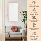 Klarstein Wonderwall 45 Infrarot-Heizung 50x90cm 450W Wochentimer IP24 Weiß