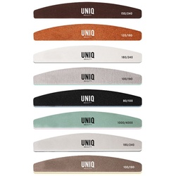 UNIQ Multi-Grit Halbmond Nagelfeilen- und Puffer-Kit Nagelpflege 8 ct 8 Stück 
