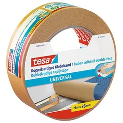 tesa universal 56157 doppelseitiges Klebeband 38,0 mm x 25,0 m, 1 Rolle