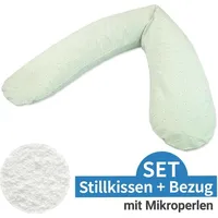 Theraline Stillkissen Das Komfort mit Mikroperlen-Füllung inkl. Bezug Mikroperlen Feine Blümchen