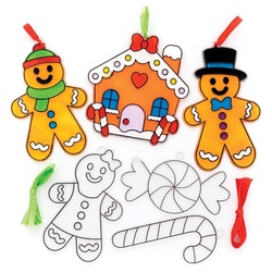 Lebkuchen Sonnenfänger (pro Set 10) Bastelaktivitäten zu Weihnachten