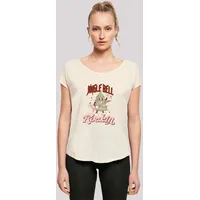 F4NT4STIC Long Cut T-Shirt Jingle Bell Rocking Weihnachten Tree