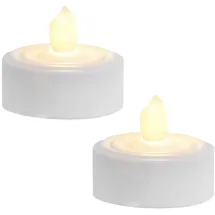 Best Season LED-Kerze Paulo 2 St. weiß