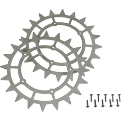 AL-KO Anfahrhilfe, 23 x 33 cm, (2-St), Radkrallensatz für Mähroboter Robolinho grau