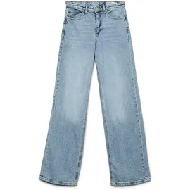 Vero Moda Tessa Straight Fit Ra339 Hochtaillierte Jeans Light Blue Denim 26 32