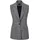 Madeleine Klassisch-elegante Glencheck-Weste in schwarz / wollweiß), | Gr.: 42