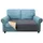 Granbest Super Soft Dicke Loveseat Sofa Sitzbezüge Haustiere 2 Sitzer 2 Sitzer Grau