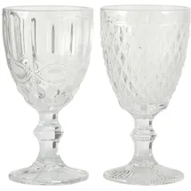 Boltze Weinglas Aurora 2er Set, klar