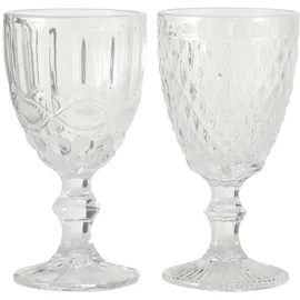 Boltze Weinglas Aurora 2er Set, klar