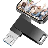 Mofboz USB Stick 64GB - 4 in 1 Speicherstick Mini USB-Stick 64GB Externer Speicher zum mehr Fotos und Videos für Smartphone OTG Android PC Tablet