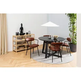 VCM Malika Ø 120 cm schwarz