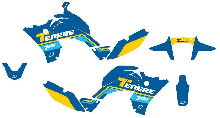 Blackbird Racing Yamaha Tenere 700 2253/01 Grafik-kit - Red - One Size