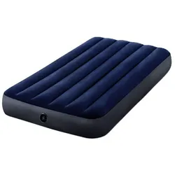 INTEX Luftmatratze Classic Downy 1-Personenbett Blau Luftbett Gästebett