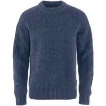 Fjällräven Pullover Övik Waffle Knit, navy, M