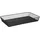 APS GN 1/1 Korb "URBAN", Metall, schwarz, mit Antirutsch-Füßchen, 53 x 32,5 cm, Höhe 7,5 cm