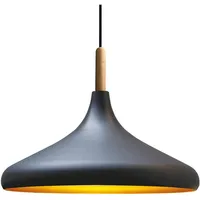 Bamyum Champion 1-flg. Ø35 cm rund Holz schwarz-gold