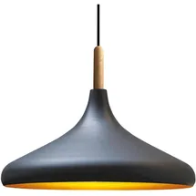 Bamyum Champion 1-flg. Ø35 cm rund Holz schwarz-gold