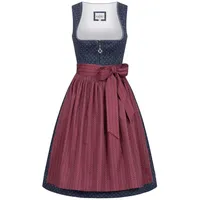 Nübler Midi Dirndl Gesr in Dunkelblau | Gr.: 46