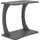 [en.casa] Beistelltisch, Stattela C-förmig 59x35x56 cm Grau 59 x 35 x 56 cm)