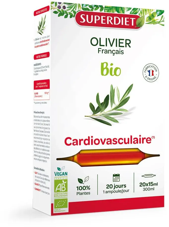 Superdiet Olivier Bio Herz-Kreislauf-Ampulle