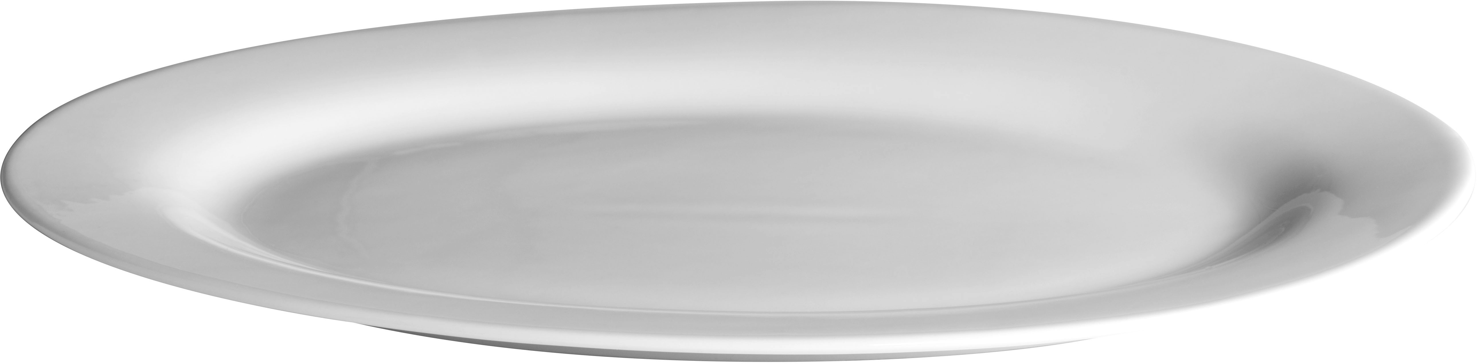 MÄSER Platte oval 30 cm SUPERWHITE, 2er Set