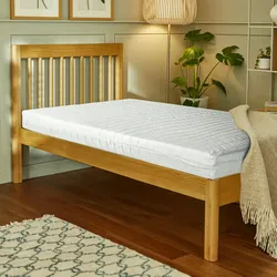 Como Komfort Matratze Komfortschaum Rollmatratze Härtegrad (H3) Weiß 120x200 cm 15cm