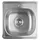 a&n&a aQualine Aqualine AQ4848B Quadrat rechts Einbauspüle Edelstahl silberfarben Handbetätigung 480 x 480 mm