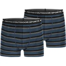 normani Outdoor Sports Boxershorts grau/schwarz XXL 2er Pack