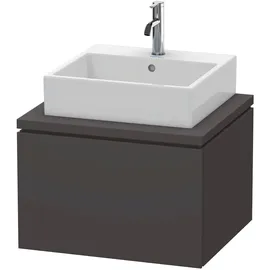 Duravit L-Cube 62x54,7cm, graph matt, f Kons, 1 Auszug
