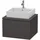 Duravit L-Cube 62x54,7cm, graph matt, f Kons, 1 Auszug