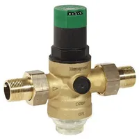 Honeywell Druckminderer D06F mit Einstellanzeige, Messing A, 1,