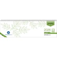 Zettler Tischquerkalender Perfo XL Recycling 2026 - 36,2x10,6 cm