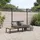vidaXL Garten-Lounge-Set 2-tlg. schwarz