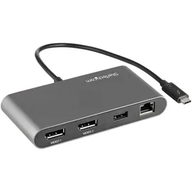 Startech StarTech.com Thunderbolt 3 Mini Dock - Tragbare TB3-Dockingstation mit dual Monitoren und DP 4K 60 Hz - GbE