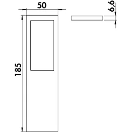 Naber Livello Farbwechsel LED, Einzelleuchte ohne Schalter, LIC LED-System kompatibel,...