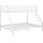 vidaXL Etagenbettgestell Weiß Metall 140x200 cm/90x200 cm
