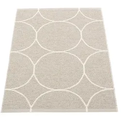 pappelina Boo Outdoor-Teppich - linen / vanilla 70 x 100cm