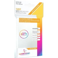 Gamegenic GGS10056 - MATTE Tarot-Kartengröße Hüllen 73 x 122 mm - Transparent (50 Hüllen)