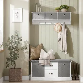 SoBuy FSR66 100 x 50 x 35 cm grau / grau