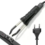Wärmezange Haar Extensions Iron, 100-200°C Extensions Zange Heiss, Wärmezange Für Bondings, Wärmezange Extensions, Haarverlängerungswerkzeug Für Heimische & Salons Haarverlängerungen, Schwarz