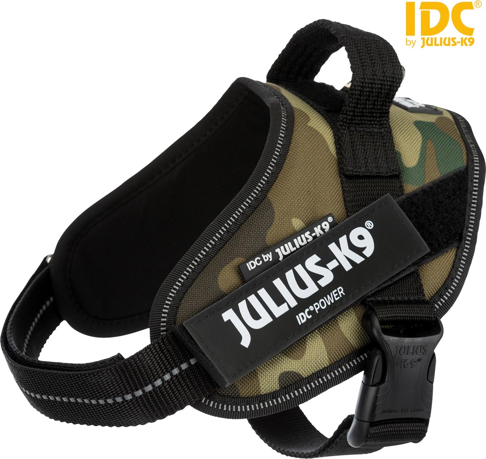 Julius-K9 IDC Powergeschirr Gr. Mini camouflage (mini1, Hund), Halsband + Leine
