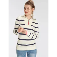 KangaROOS Troyer mit Reißverschluss im klassischen Streifen-Design blau