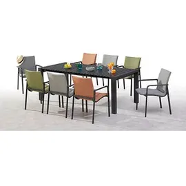 barths BEST Gartenstuhl Positano 57 x 63 x 86 cm rot 4 St.